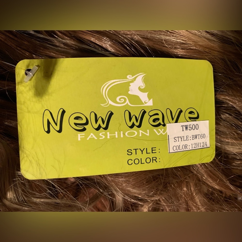 Fluffy Long Hair Blonde Wig - Picture 9 of 10